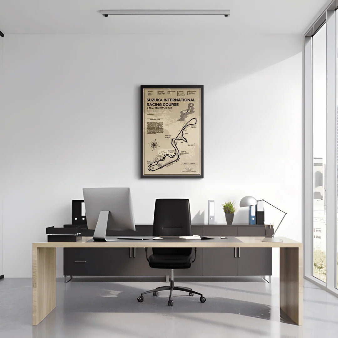 Suzuka circuit classic poster