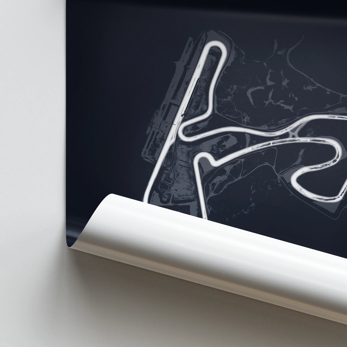 Zandvoort F1 Circuit Framed Canvas Print