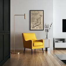 Imola circuit classic print