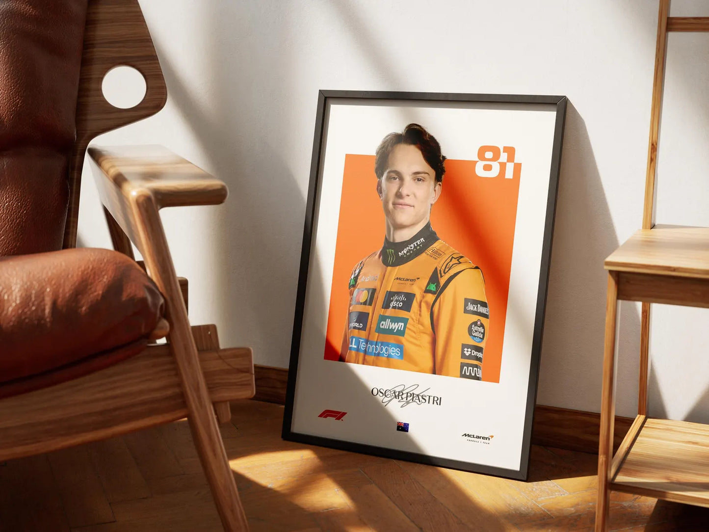 *Instant Digital Download* Oscar Piastri 81 Mclaren Portrait