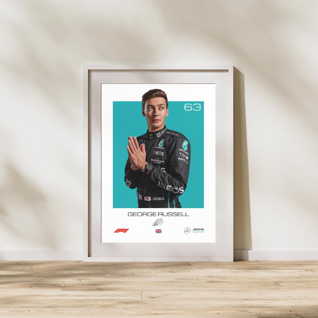 George Russell Mercedes *Digital Download Print*