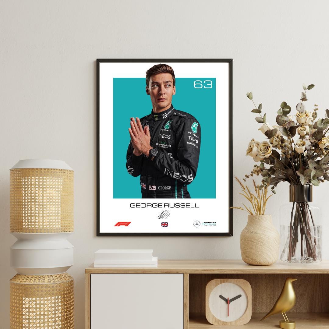 George Russell Mercedes *Digital Download Print*