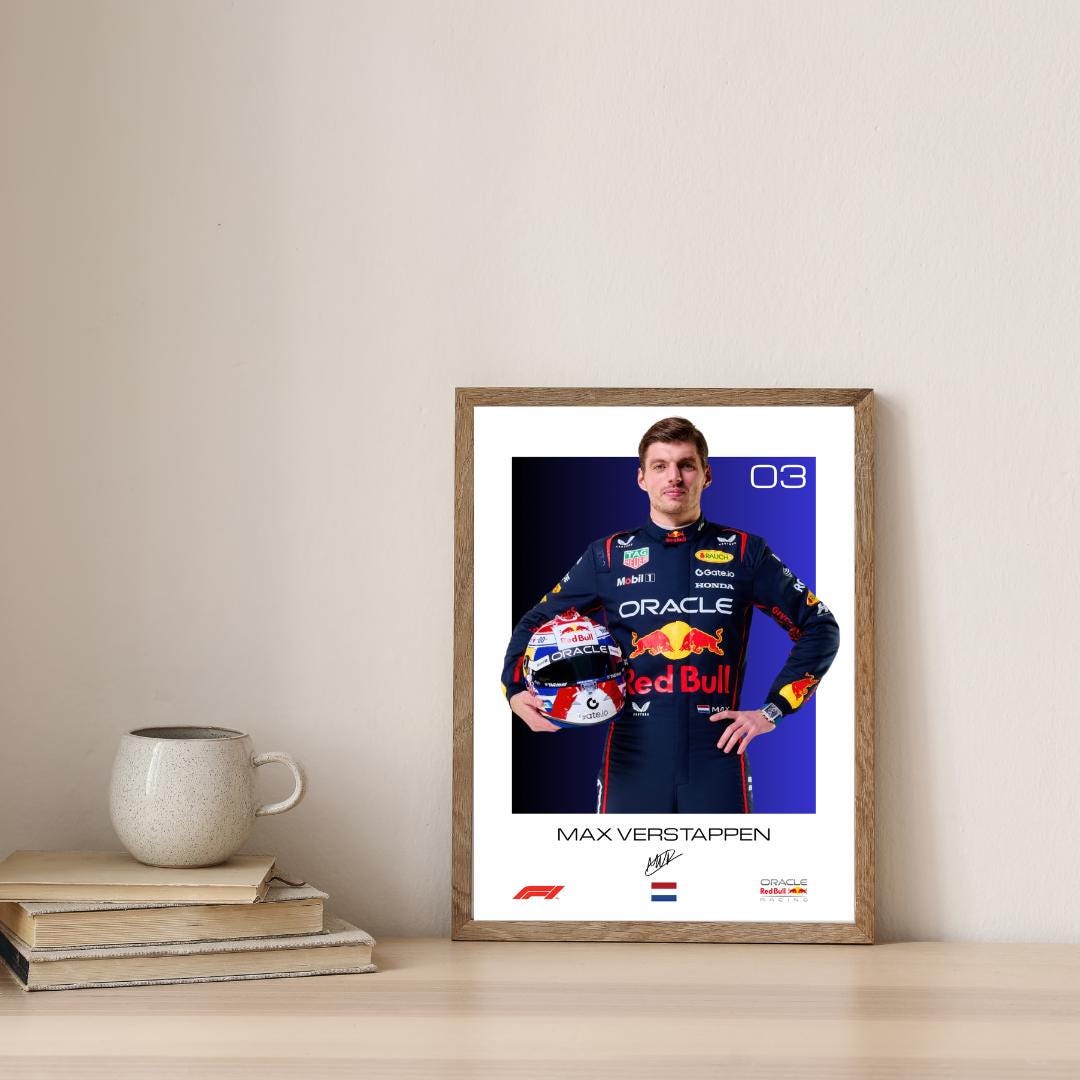 Max Verstappen Red Bull *Digital Download Print*