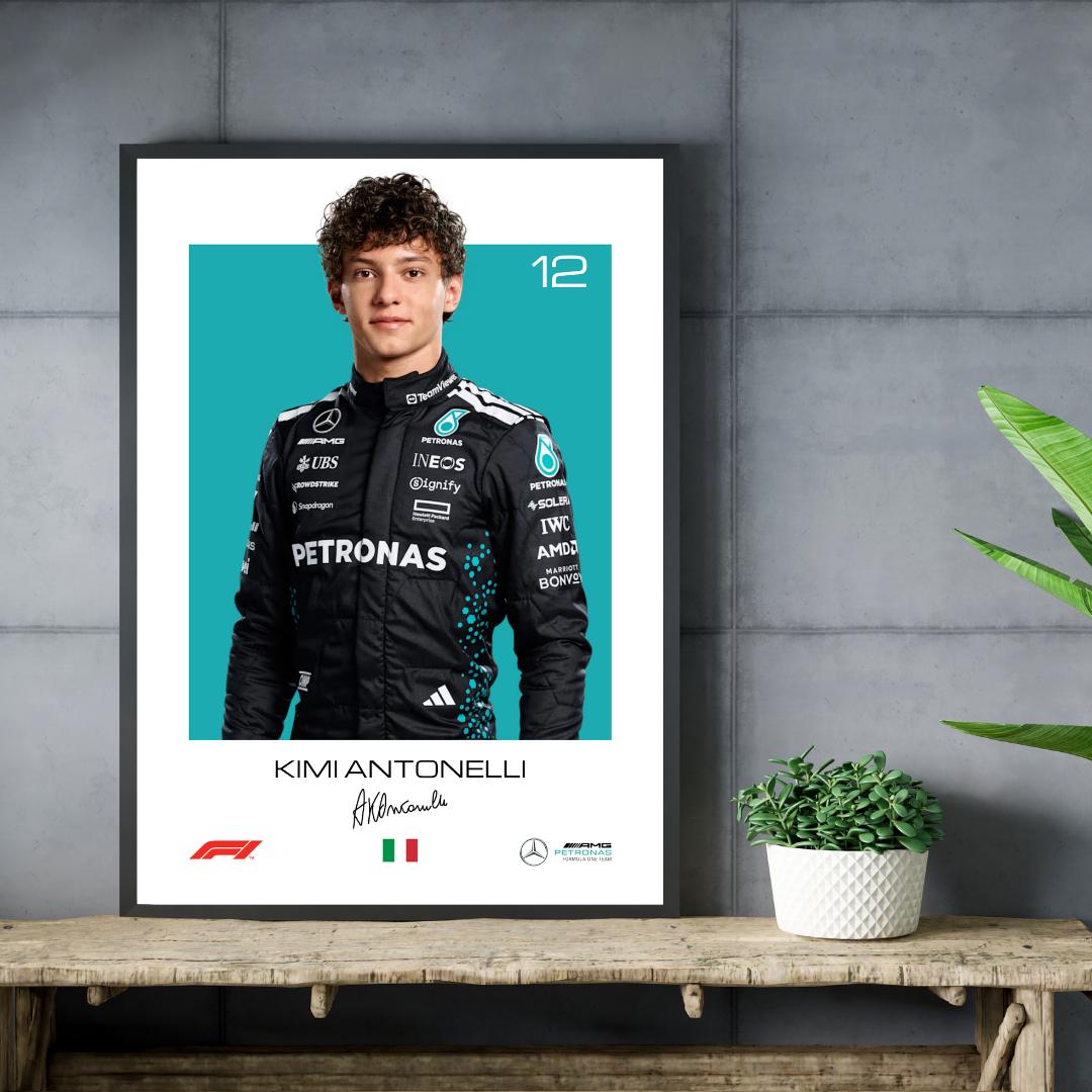 Kimi Antonelli Mercedes *Digital Download Print*