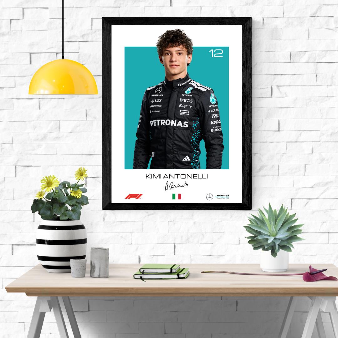 Kimi Antonelli Mercedes *Digital Download Print*