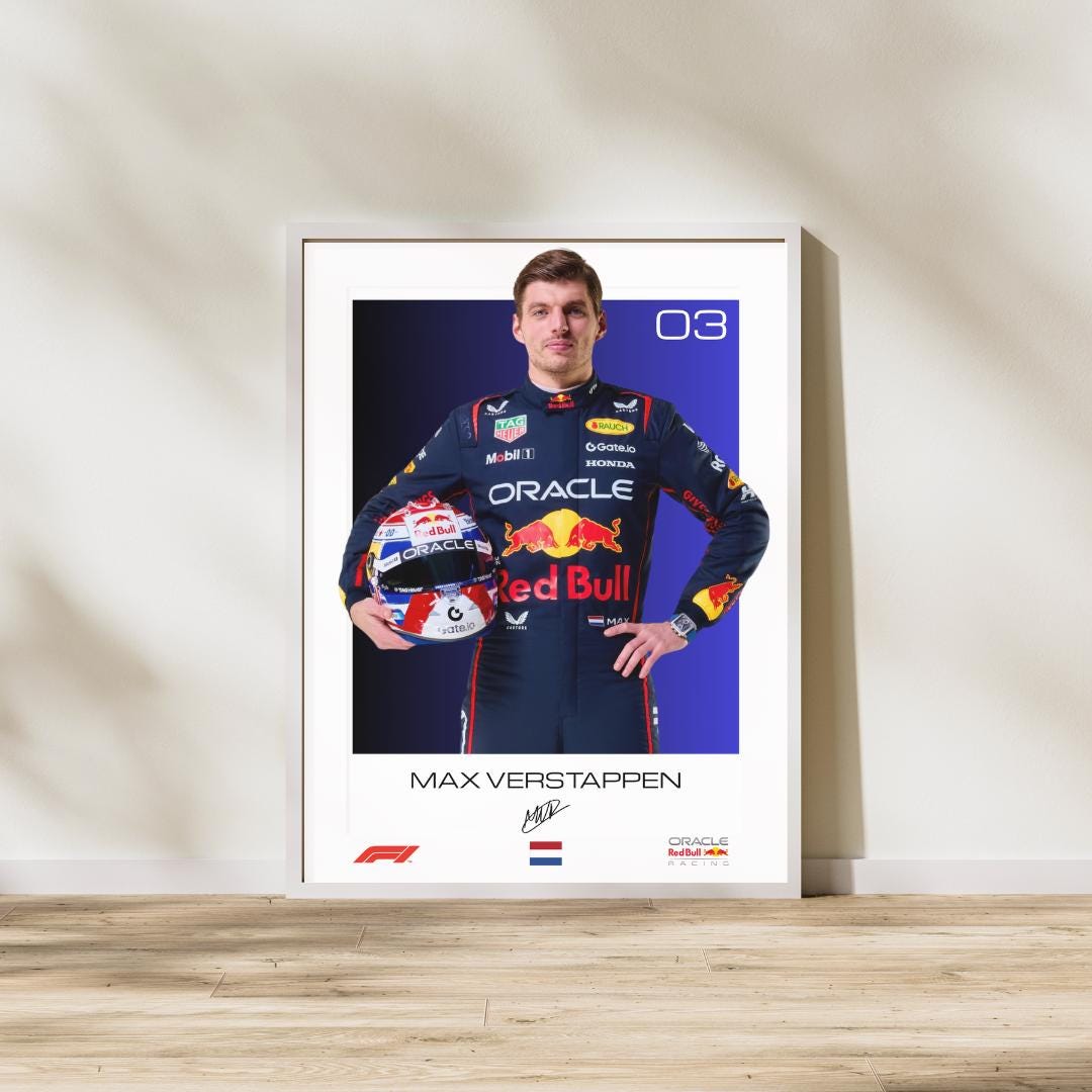 Max Verstappen Red Bull *Digital Download Print*